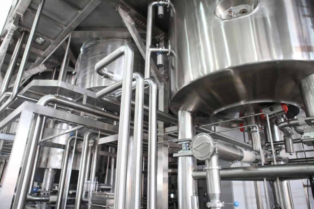 Stainless steel brewery equipment