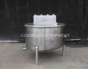 50 Gallon Stainless Steel PMO Legal Balance Tank