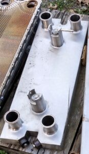 APV Model SR21 Stainless Steel Plate Heat Exchanger Follower