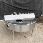 50 Gallon Stainless Steel PMO Legal Balance Tank, Raised Bridge with Hinged Lid