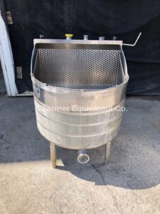 50 Gallon Stainless Steel PMO Legal Balance Tank Raised Bridge With Multiple Inlets