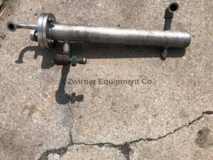 3″ x 30″ Stainless Steel Shell and Tube Heat Exchanger