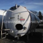 3,000 Gallon Cherry-Burrell Refrigerated Horizontal Cylindrical Storage Tank
