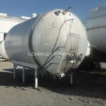 Crepaco 4,000 Gallon Refrigerated Horizontal Cylindrical Storage Tank