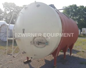 Cherry-Burrell 3000 Gallon Refrigerated Horizontal Cylindrical Storage Tank