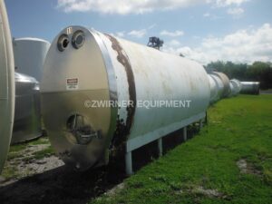Damrow 3000 Gallon Refrigerated Elliptical Storage Tank