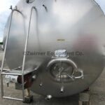 Walker 5,000 Gallon Refrigerated Horizontal Cylindrical Storage Tank, Stainless Steel Front Head