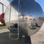 Walker 4,000 Gallon Refrigerated Horizontal Cylindrical Storage Tank, Stainless Steel Front Head