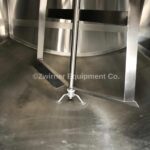APV Crepaco 1,000 Gallon Stainless Steel Rectangular Dome Top, Slope Bottom, Refrigerated Storage Tank