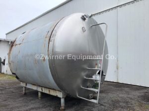 Crepaco 4,000 Gallon Refrigerated Horizontal Cylindrical Storage Tank