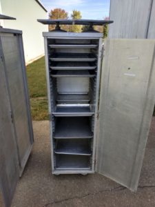 Mcglynn Bakeries 20″ x 26″ x 60″ Aluminum Bakery Cabinet