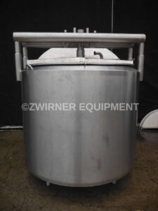 APV Crepaco 300 Gallon Bridge and Cover Top, Slope Bottom Pressure Wall Processor