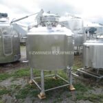 Cherry-Burrell 220 Gallon Dome Top, Dish Bottom 316L Stainless Steel Pressure Wall Aseptic Tank