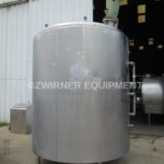Cherry-Burrell 220 Gallon Dome Top, Dish Bottom 316L Stainless Steel Pressure Wall Aseptic Tank