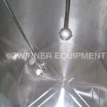Cherry-Burrell 220 Gallon Dome Top, Dish Bottom 316L Stainless Steel Pressure Wall Aseptic Tank
