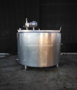 Tolan 500 Gallon Bridge and Cover Top, Slope Bottom Stainless Steel Pressure Wall Processor