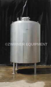 Custom Metalcraft 1,500 Gallon 304 Stainless Steel Dome Top, Dish Bottom Pressure Wall Processor