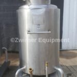 Viatec/Perma-San Model JDVD 316 Stainless Steel 130 Gallon Dome Top Jacketed Pressure Tanks