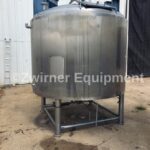 APV  Crepaco 1,500 Gallon Dome Top, Cone Bottom Pressure Wall Processor
