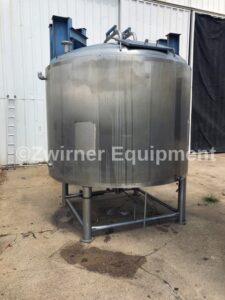 APV  Crepaco 1,500 Gallon Dome Top, Cone Bottom Pressure Wall Processor