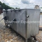 A & B Process Systems, 700 Gallon All Stainless Rectangular Pressure Wall Cook Tank