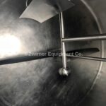 Crepaco 500 Gallon Stainless Steel Pressure Wall Proscessor, Dome Top, Slope Bottom