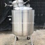 Precision Stainless 300 Liter (80 Gallon) 316L Stainless Steel Dome Top, Dish Bottom, Insulated Pressure Tank