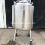 Precision Stainless 300 Liter (80 Gallon) 316L Stainless Steel Dome Top, Dish Bottom, Insulated Pressure Tank