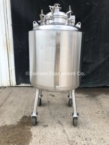 Precision Stainless 300 Liter (80 Gallon) 316L Stainless Steel Dome Top, Dish Bottom, Insulated Pressure Tank