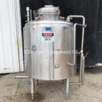 Cherry-Burrell 300 Gallon Stainless Steel Dome Top, Dish Bottom, Jacketed Pressure Tank