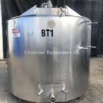 Cherry-Burrell 600 Gallon Stainless Steel, Bridge & Cover Top, Slope Bottom, Pressure Wall Processor