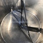 150 Gallon Bridge And Cover Top, Cone Bottom, Insulated Mix Tank