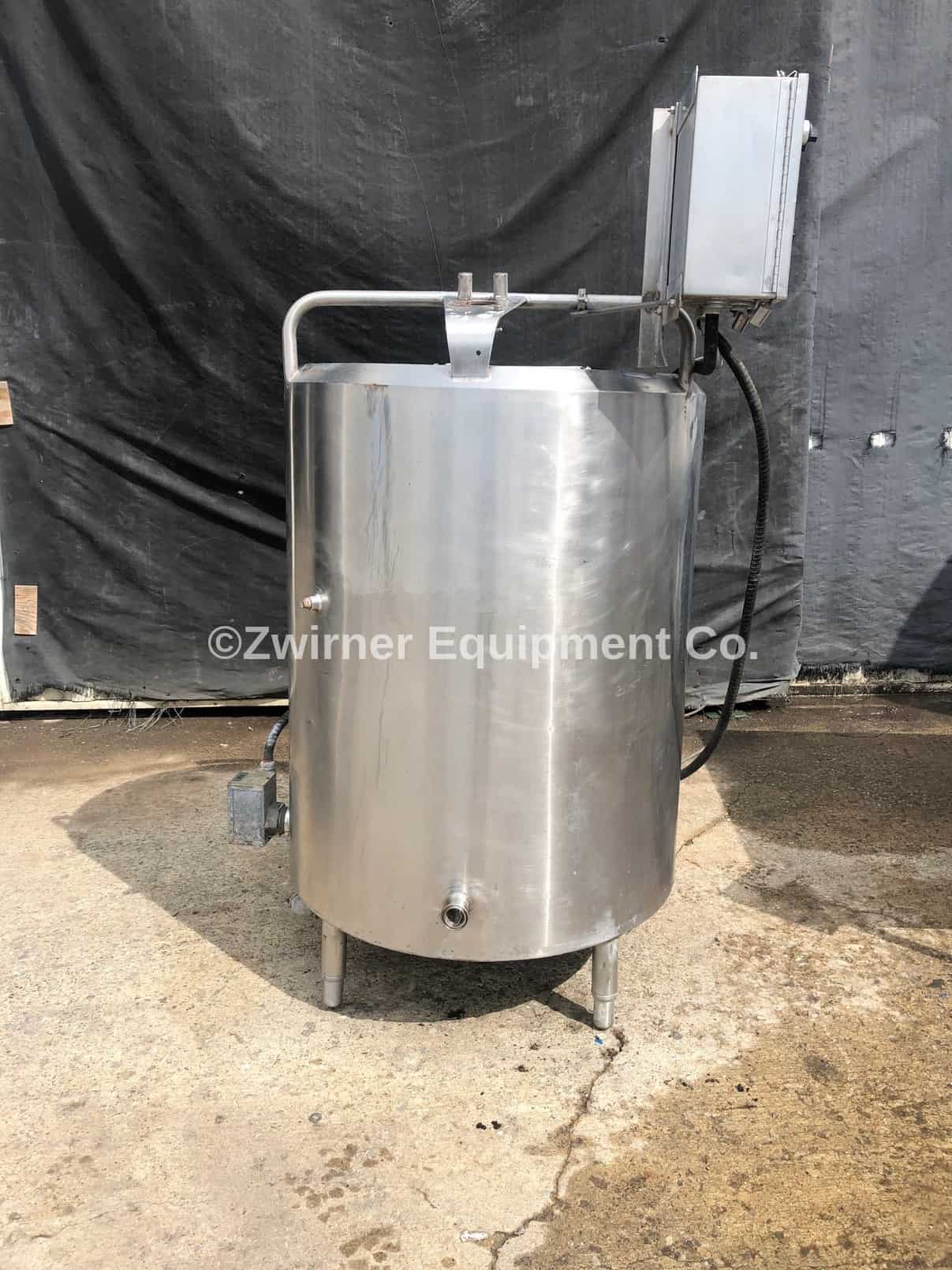 Stainless Steel, Jacketed Sloped Bottom Tank