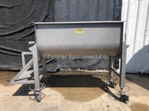 20 Cubic Feet (150 Gallon) Stainless Steel Paddle Blender, U-Shaped Shell, Open Top