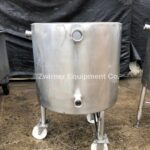 25 Gallon Stainless Steel Bridge and Cover Top, Slope Bottom, Atmospheric Processor
