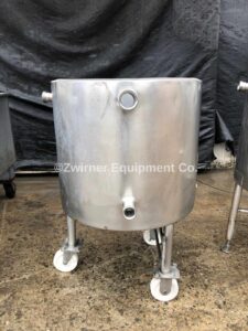 25 Gallon Stainless Steel Bridge and Cover Top, Slope Bottom, Atmospheric Processor