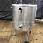 25 Gallon Stainless Steel Bridge and Cover Top, Slope Bottom, Atmospheric Processor