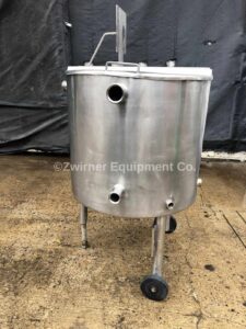 25 Gallon Stainless Steel Bridge and Cover Top, Slope Bottom, Atmospheric Processor