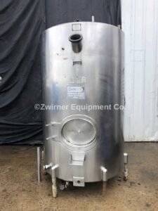 500 Gallon Dome Top, Slope Bottom, Vertical Refrigerated Storage Tank