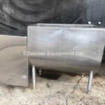 17 Cu. Ft. (100 Gallon) Stainless Steel Ribbon Blender, U-Shaped Shell, Open Top, Single Double Helix Ribbon