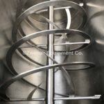 17 Cu. Ft. (100 Gallon) Stainless Steel Ribbon Blender, U-Shaped Shell, Open Top, Single Double Helix Ribbon