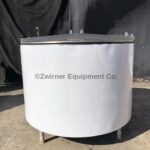 500 Gallon Stainless Steel Bridge And Cover Top, Slope Bottom, Insulated Holding Tank