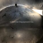 500 Gallon Stainless Steel Bridge And Cover Top, Slope Bottom, Insulated Holding Tank