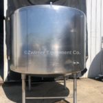 Mueller Model “E”, 1,600 Gallon 316 Stainless Steel, Dome Top, Dish Bottom, Pressure Wall Pressure Tank
