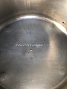 Mueller Model “E”, 1,600 Gallon 316 Stainless Steel, Dome Top, Dish Bottom, Pressure Wall Pressure Tank