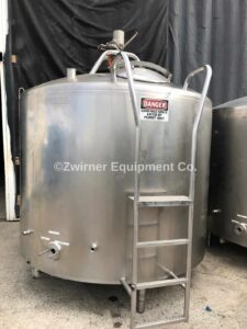 Mueller Model “PCP”, 1,000 Gallon Stainless Steel Dome Top, Reverse Dish Bottom, Pressure Wall Processor