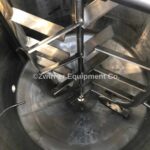 APV 400 Gallon 316L Stainless Steel Dome Top, Cone Bottom, Pressure Wall Processing Tank