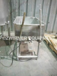 35 Gallon Stainless Steel Horizontal Rectangular Single Shell Tank