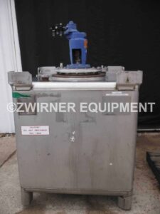 Custom Metalcraft 350 Gallon Stainless Steel Single Shell Portable Tote