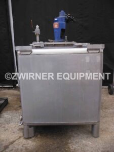 346 Gallon Custom Metalcraft Stainless Steel Single Shell Portable Tote